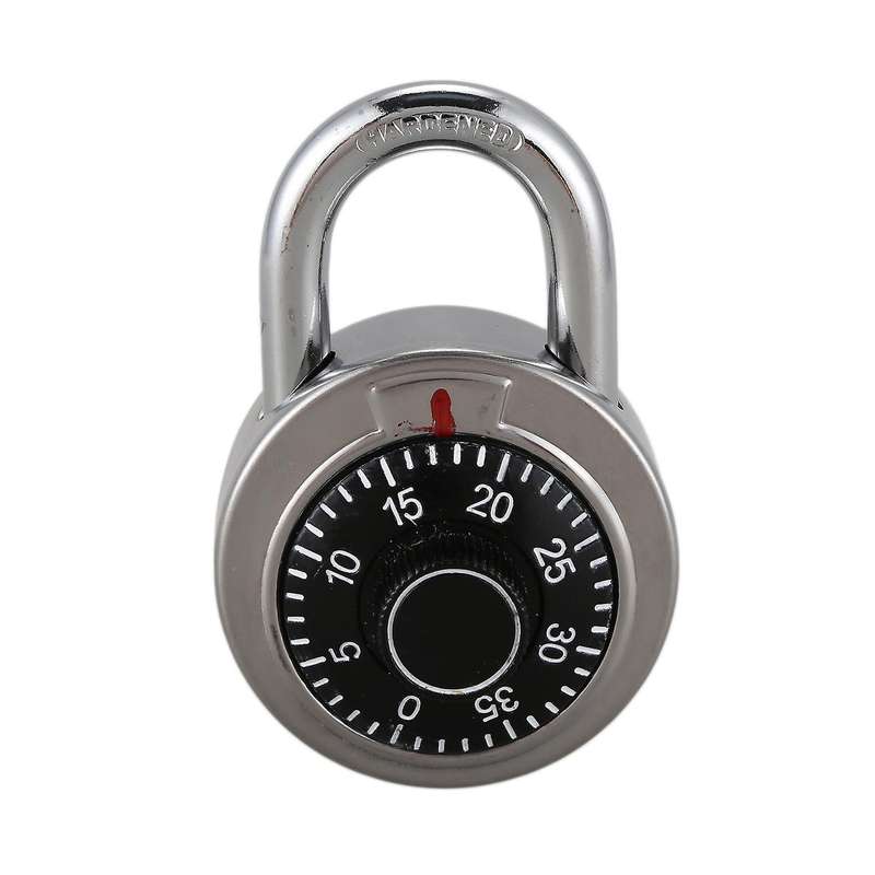 Master Coded Lock 50mm with Round Fixed Dial Combination Padlock Defender