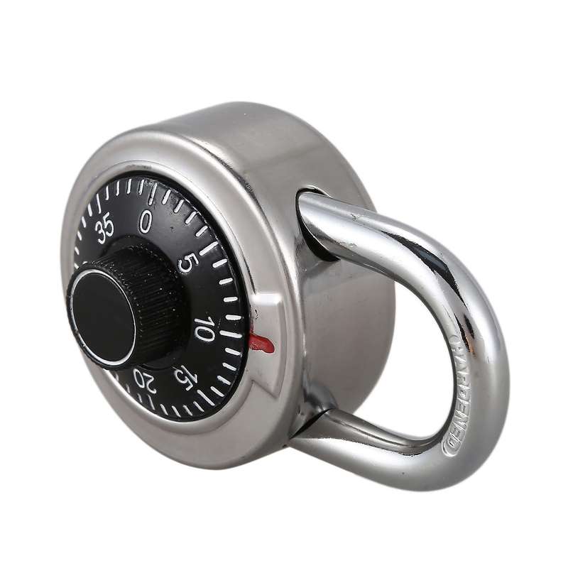 Master Coded Lock 50mm with Round Fixed Dial Combination Padlock Defender