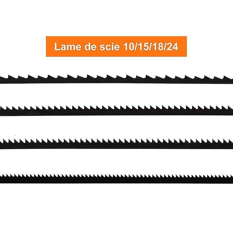 20 Pcs Scroll Saw Blades 10/15/18/24 Teeth 127 Mm Replacement Scroll