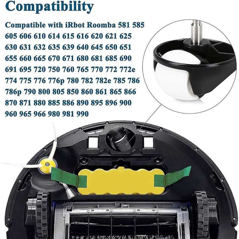 Wheel for Irobot Roomba Series 500, 600, 700, 800 and 900 Accessories
