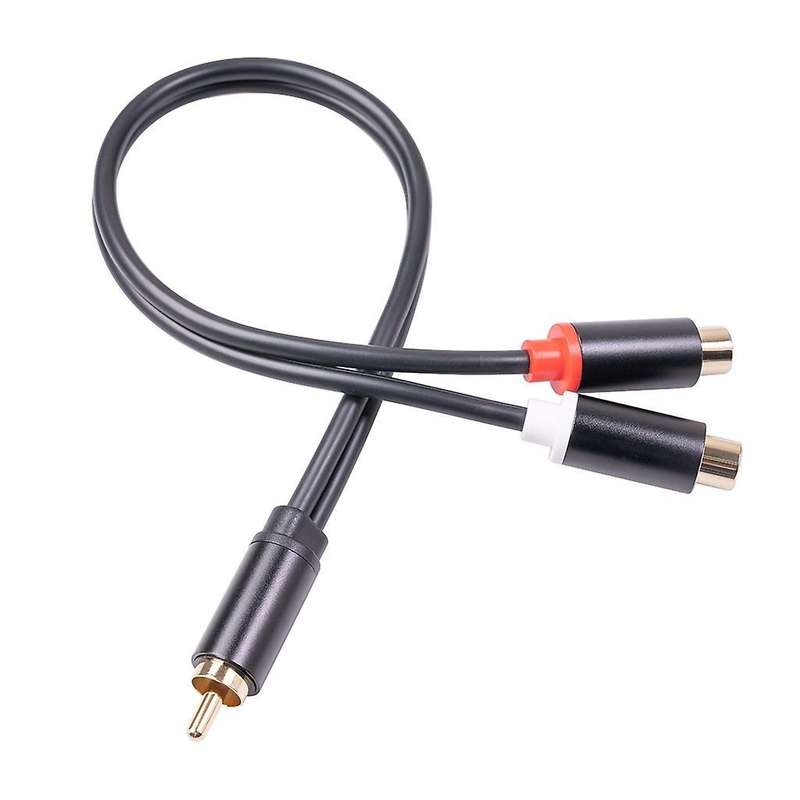 2rca Female Audio Cable for Tv Pc Dvd Speaker Audio Amplifiers