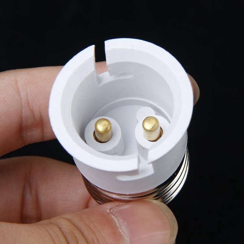 2x Light Bulb Lamp Screw Socket Converter Adapter Holder