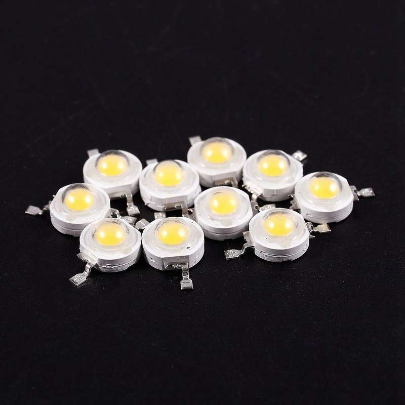 20pcs 1w Power Saving Warm White Led Lamp Beads Transmitter 95-100lm