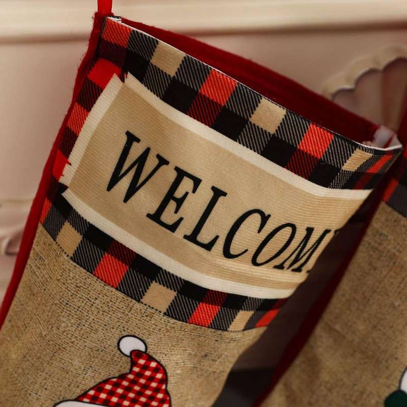 Christmas Stockings, Large Size Xmas Stockings Decoration, C