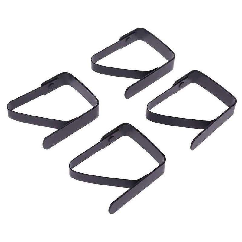 4 Pcs Black Black Tablecloth Clip Tablecloth Fixing Clip 5x4cm
