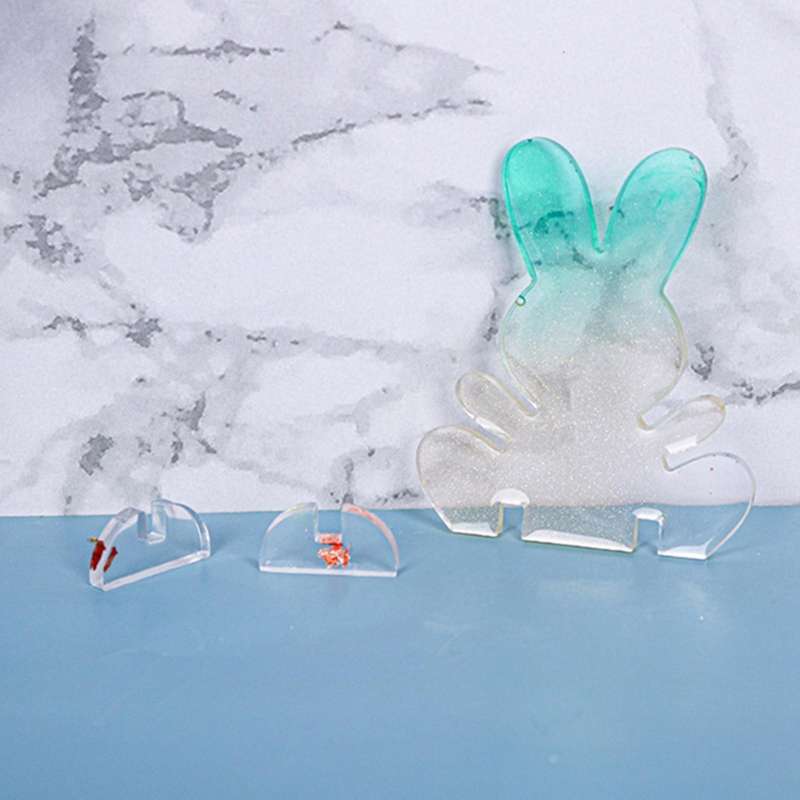 Easter Bunny Mold for Home Decoration Diy Crafts Handmade Gifts