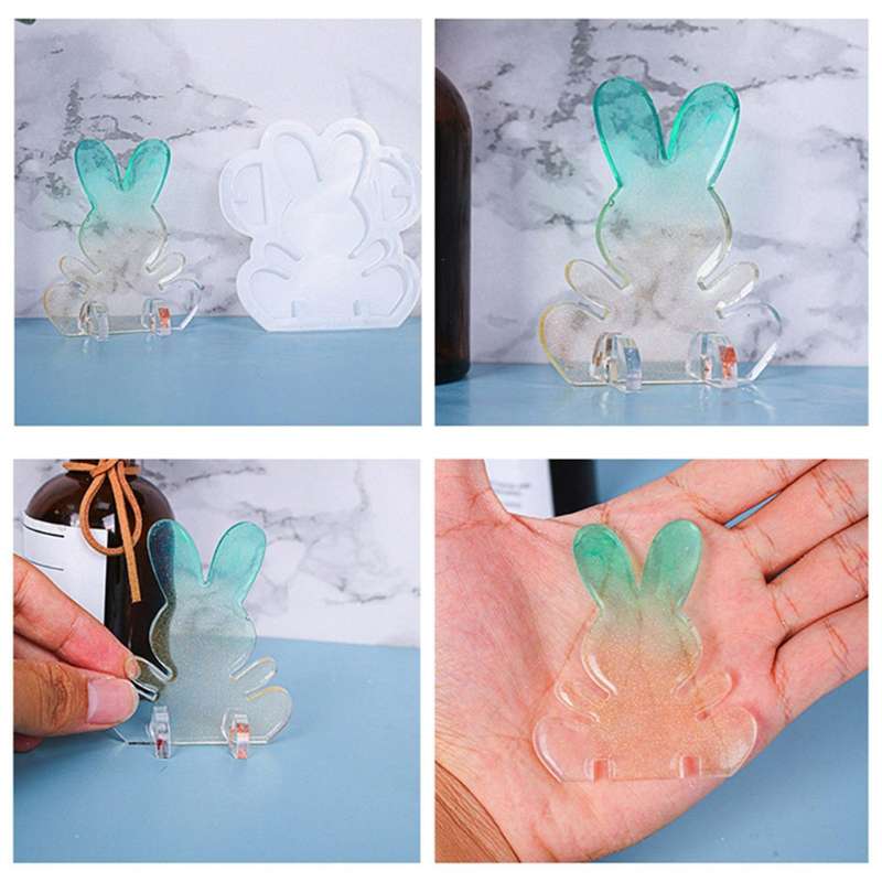 Easter Bunny Mold for Home Decoration Diy Crafts Handmade Gifts
