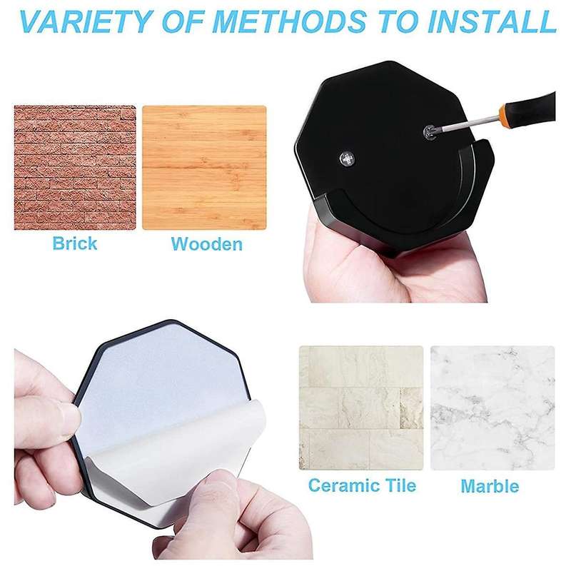 Matte Curtain Rod Wall Mount Bracket Advanced Sticky Shower Rod