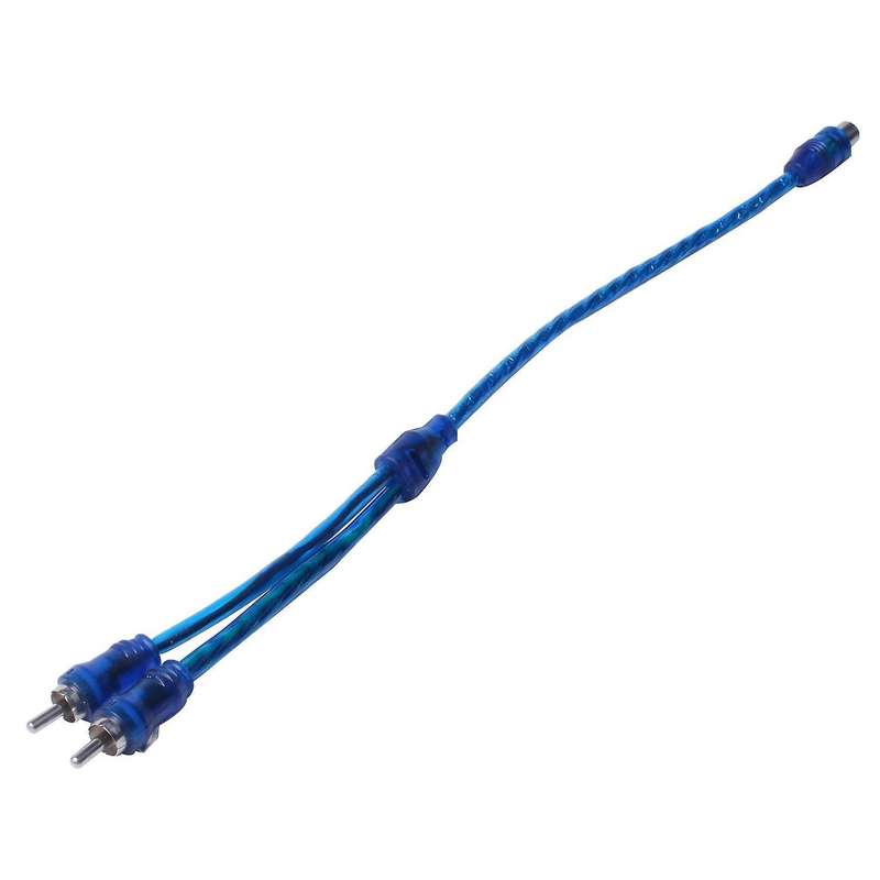 6 Pcs Audio Para 1 Rca Hembra A 2 Rca Macho Adaptador De Cable