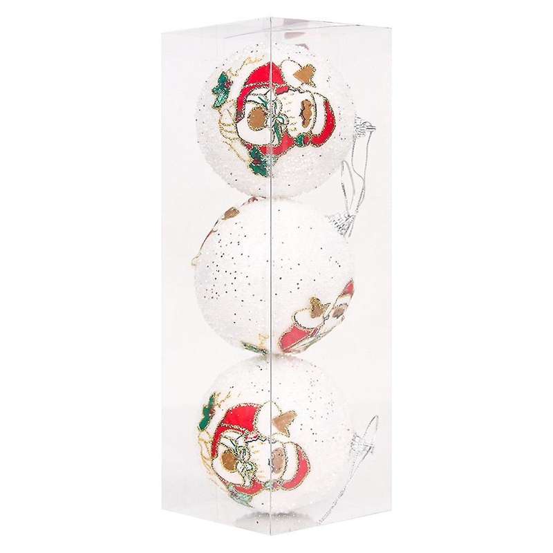 Christmas Tree Balls Small Bauble Hanging Home Party Ornament ,white