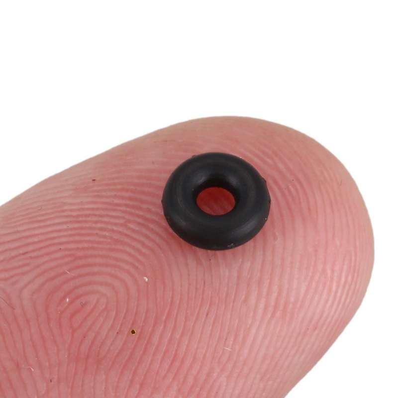 40 Piezas 5,6 Mm Diametro 1,8 Mm De Grosor De Goma En Negro O Anillos