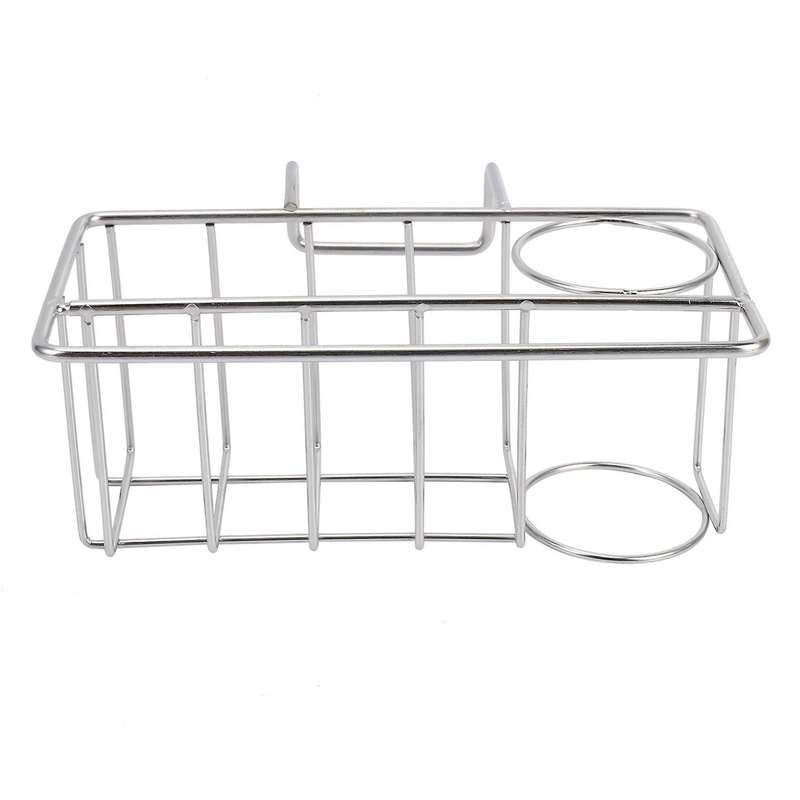 Sponge Holder for Kitchen, Sponge Sink Organizer Liquid Drainer Rack