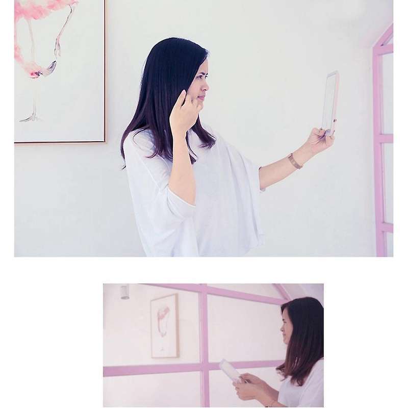 Led Touch Screen Makeup Mirror for Tabletop Bathroom Bedroom Travel B