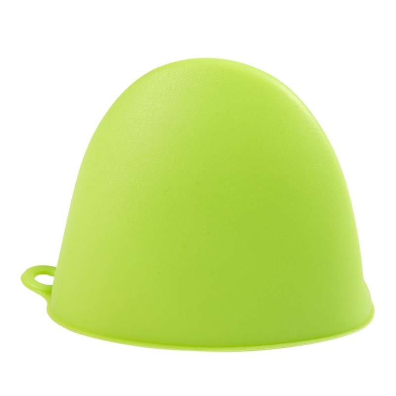 Silicone Heat Insulated Gloves Non-slip Gripper Pot Holdergreen