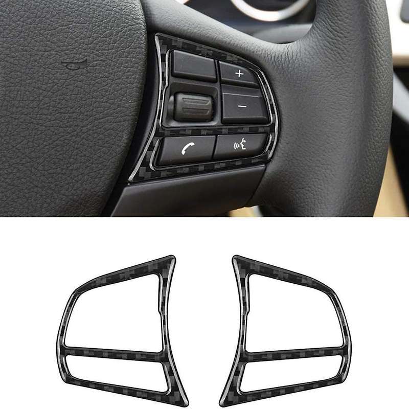 Steering Wheel Button Cover for Bmw- 3 4 Series Gt F30 13-19,black