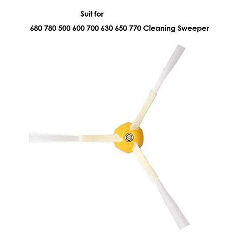For Robot Vacuum Cleaner Parts Side Brush 3-armed Replacement
