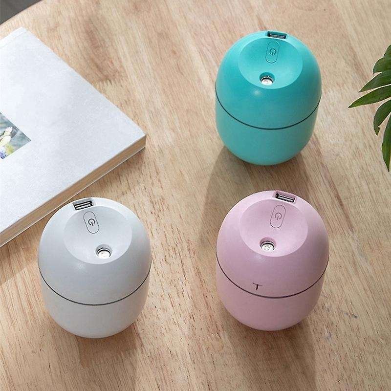Air Humidifier Usb 220ml Portable Mist Diffuser for Office Car, White