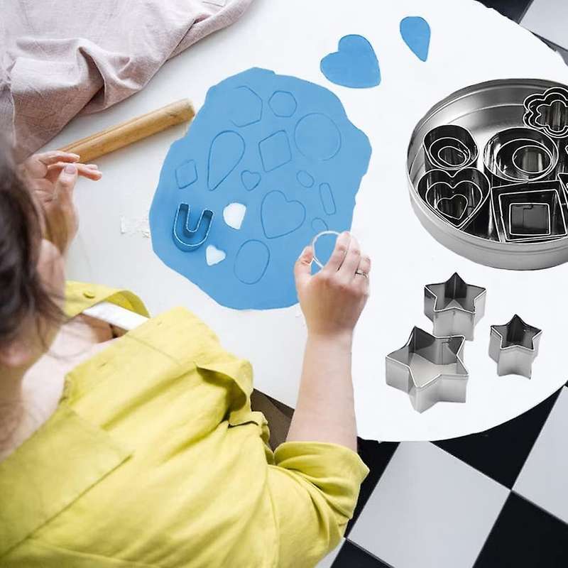 27pcs Polymer Clay Cutters 11 Shapes Earring Making Kit Molds