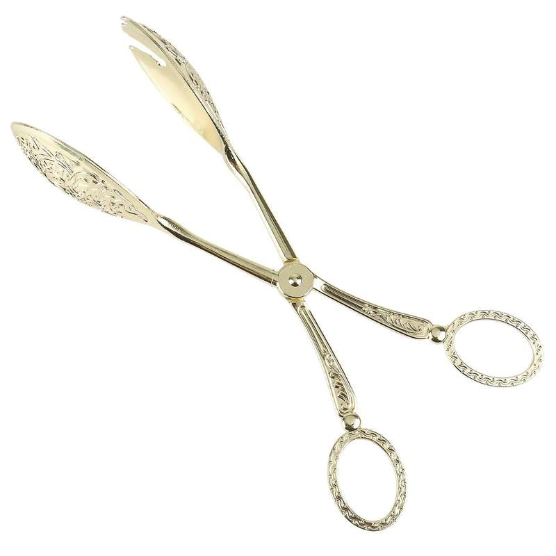Snacks Salad Bread Pastry Baking Fruit Salad Cake Clips,round Gold