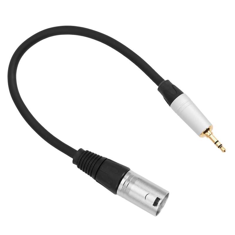 0.3 Meters 3.5mm Male Jack Plug to 3 Pin Xlr Male Shielded Cable