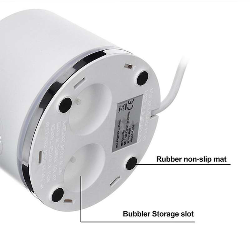 Milk Frother, Warmer with Hot Or Cold Functionality Eu Plug White