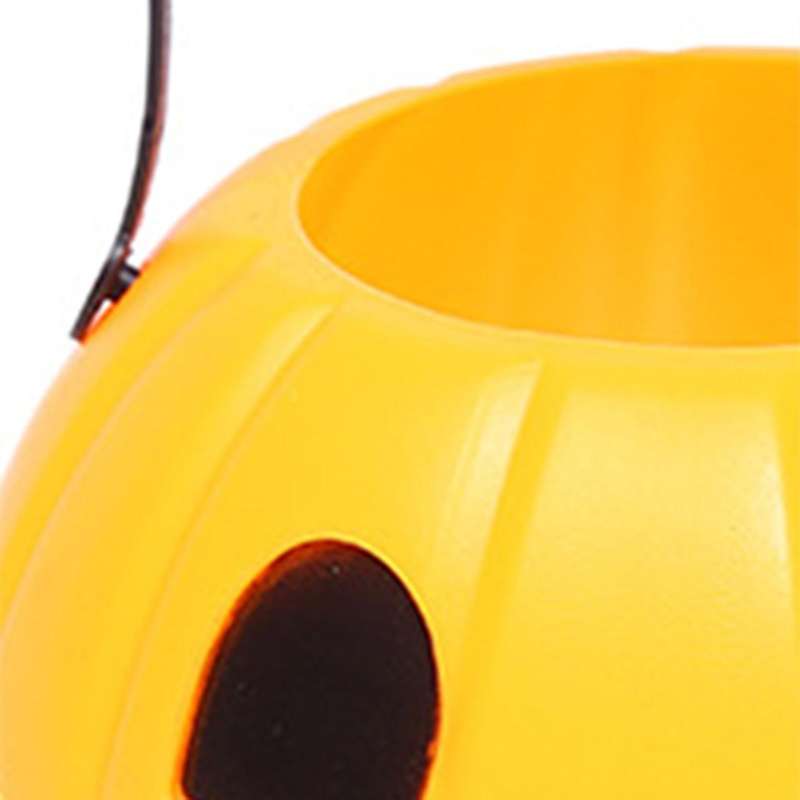 Halloween Pumpkin Bucket Children's Portable Pumpkin Bag with Lid