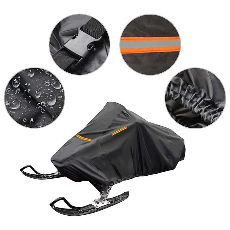 Trailer Snowmobile Universal Cover Heavy Duty Waterproof Fabric Xl
