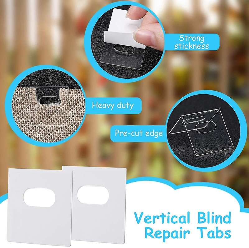 Vertical Blind Repair Tabs and Vertical Blind Stem Replacement