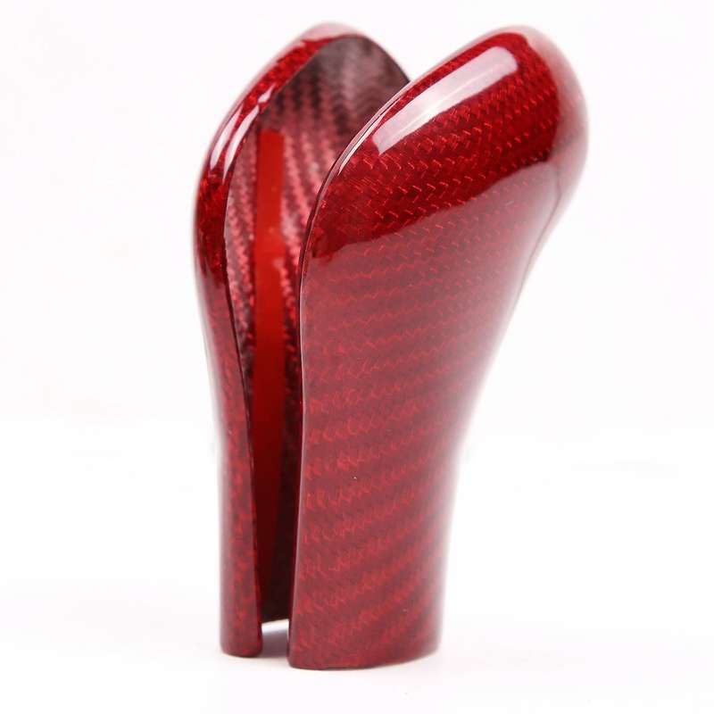 For-porsche Cayenne 11-17 Carbon Fiber Car Gear Shift Head Cover Trim