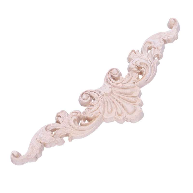 Wood Carved Corner Onlay Applique Frame Decor Type:20*5cm