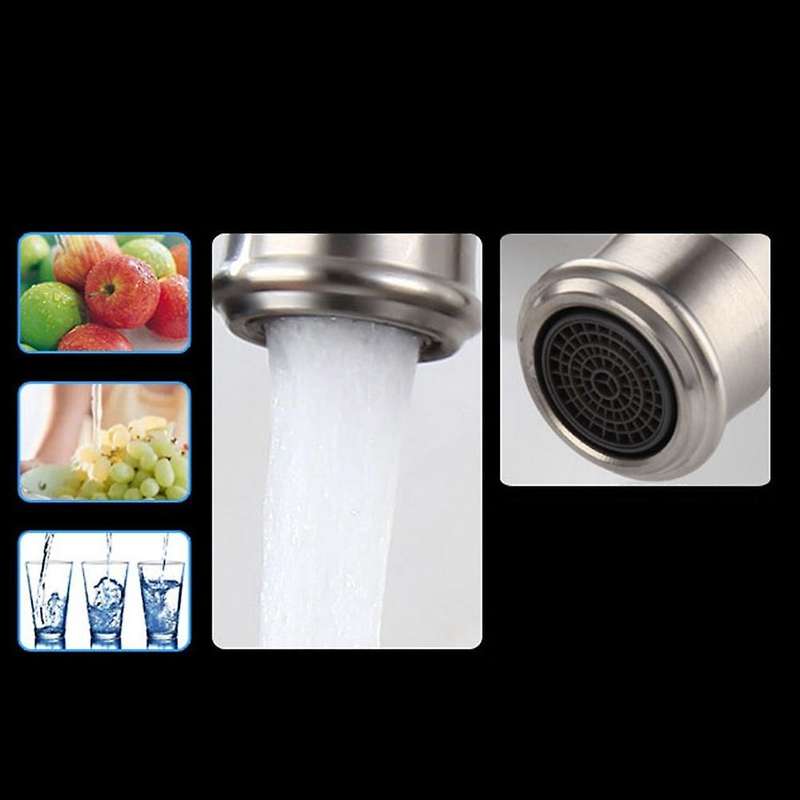 Faucet Kitchen Taps Single Handle 360 Degree Rotatable Hot