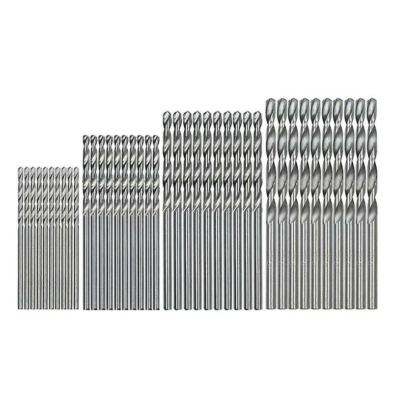 40 Pcs 0.5mm-2.0mm Straight Shank Mini Drill Set Small Drill Bits