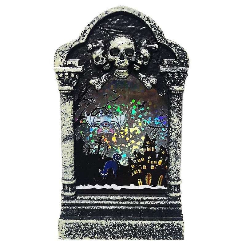 Halloween Bar Decoration Wind Lantern Small Tombstone Simulation D