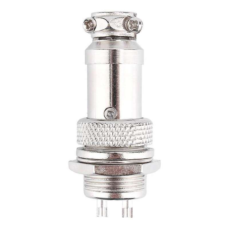 Gx16 Aviation Connector 2-pin 400v Screw Type Cable Connector