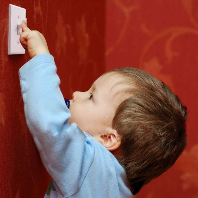 2 Pieces Of Light Switch Protective Cover Child Safety Switch Lock