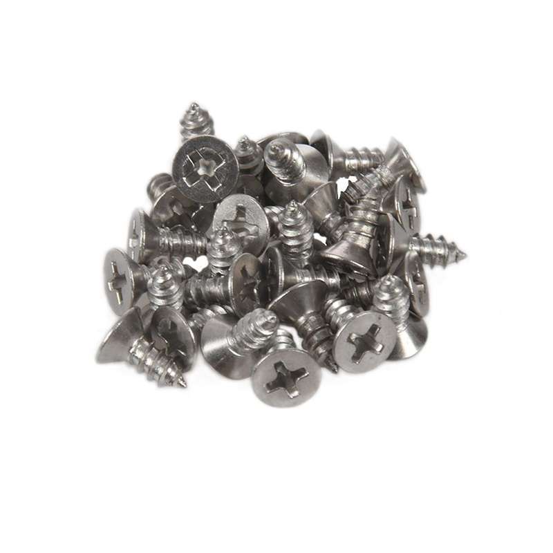 30pcs M4*10mm Self Tapping Phillips 304 Stainless Steel Screws