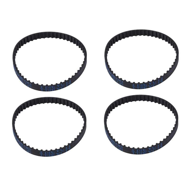 4x 106xl 031 53 Teeth 7.9mm Rubber Drying Machine Timing Belt Black