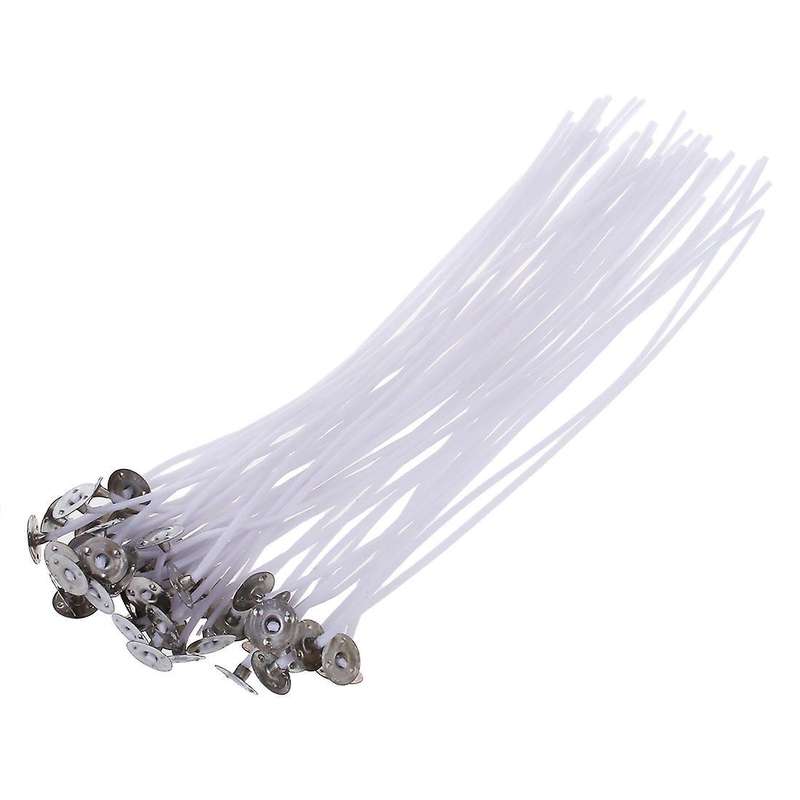 50 X Candle Wicks Cotton Core Pre Waxed with for Candle  8"