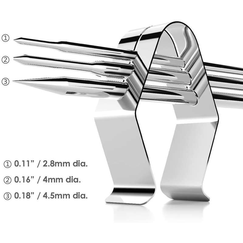 Universal A Style Meat Thermometer Probe Clip Holder,set Of 2