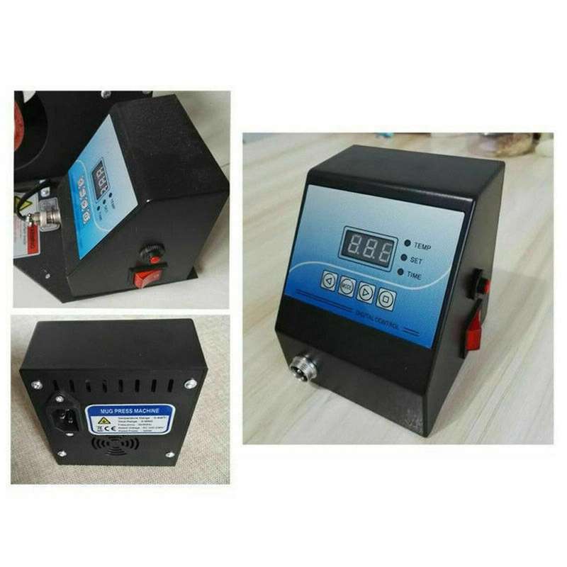 2x Digital Control Box Heat Press Temperature Controller Black