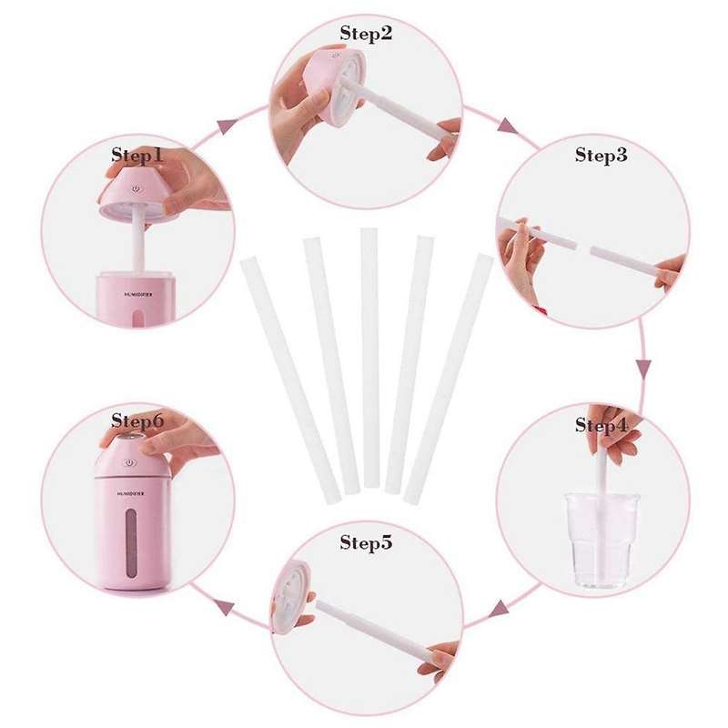 40 Pcs Car Humidifier Sticks for Portable Ultrasonic Aroma Diffuser