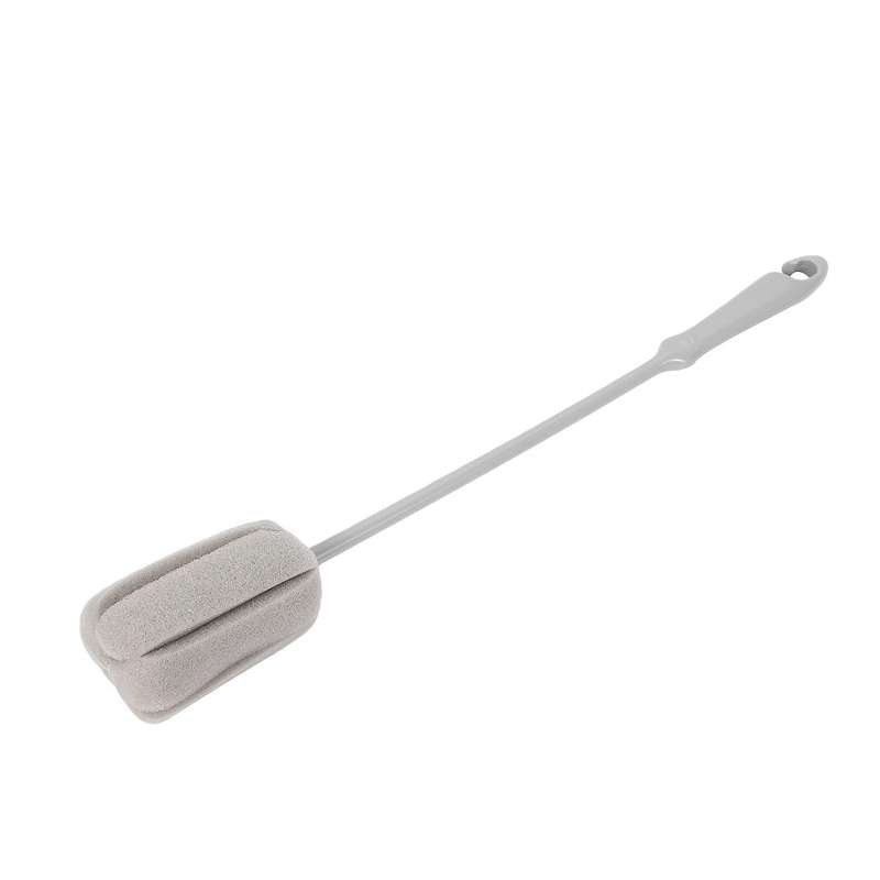 2pc Sponge Brush Milk Bottle Cup Cup Brush Plastic Long Handle