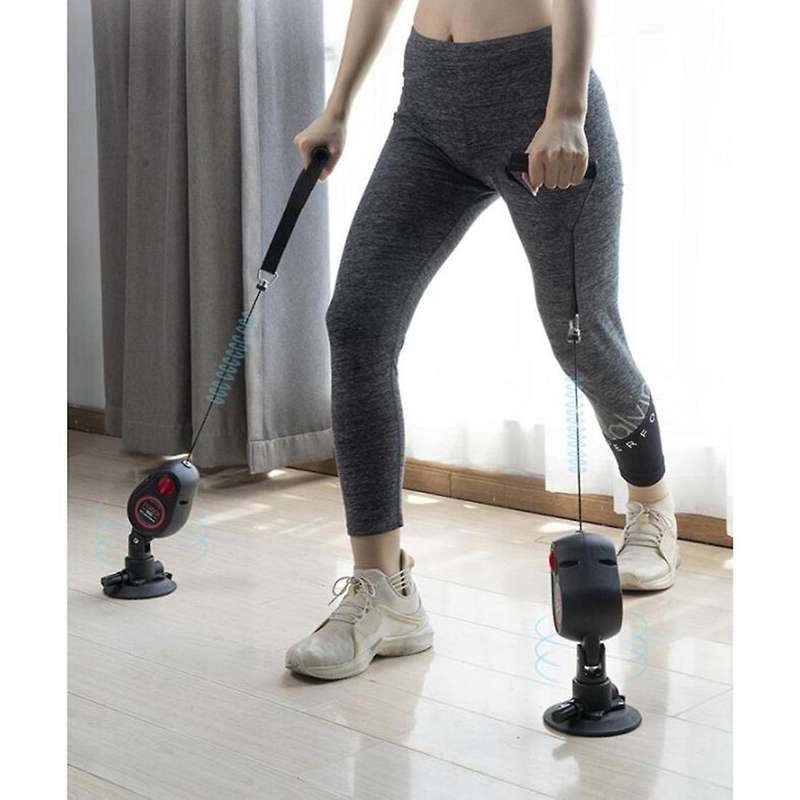 Fitness Pull Rope Trainer with Suction Cups Resistance Bands Machine