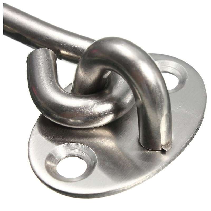 Stainless Steel Cabin Hook and Eye Lock for Shed, Door(200 Mm/8 Inch)