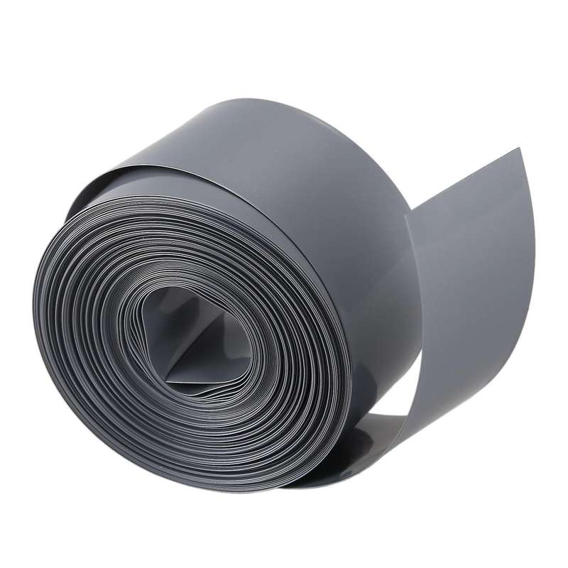 10m 29.5mm Pvc Heat Shrink Tubing Wrap for 1 X 18650 Battery Gray