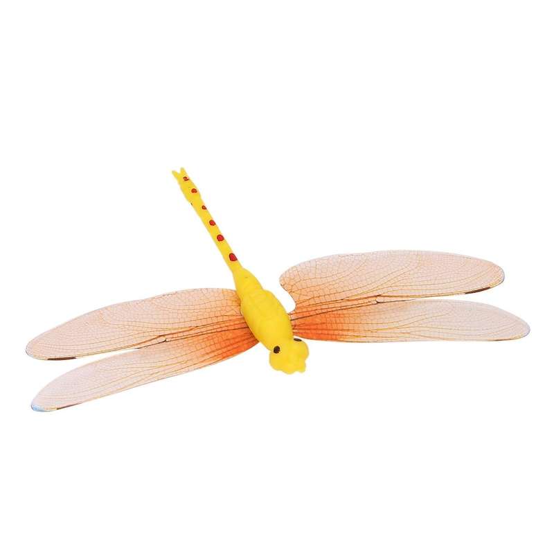 5pcs 8cm 3d Artificial Dragonflies Fridge Magnet Decoration