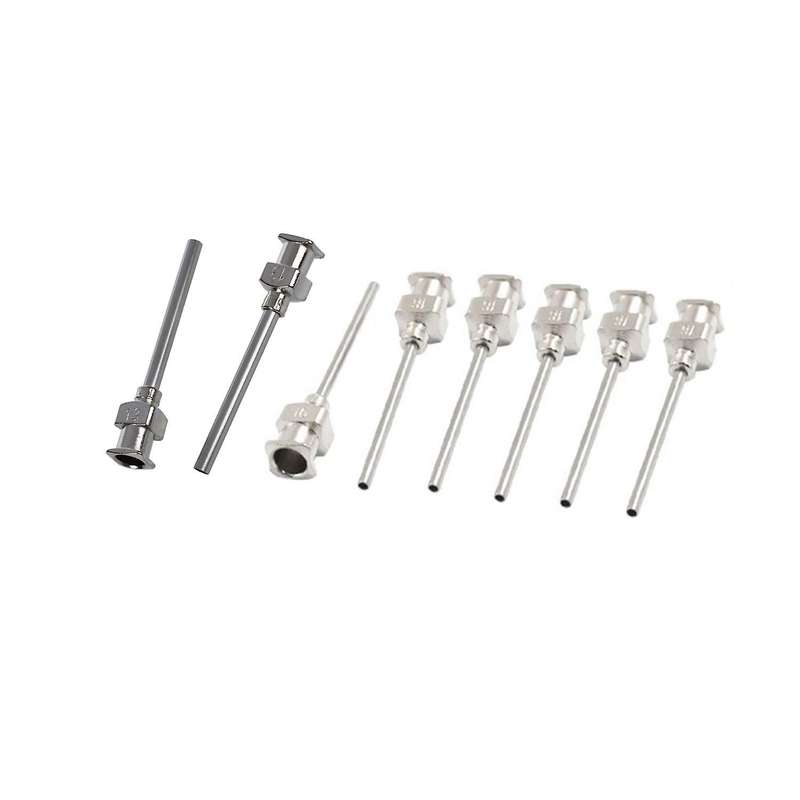 Stainless Steel Luer Lock Industrial Liquid Dispensing Needle Tip, 13