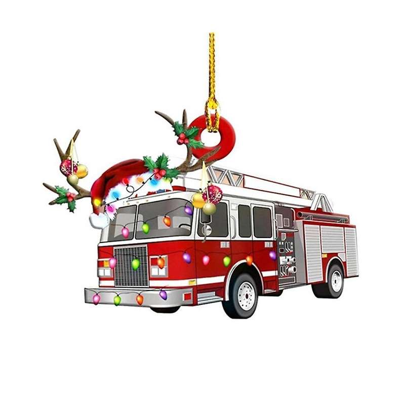 Christmas Tree Hanging Decoration Gift Wooden Christmas Decorations D