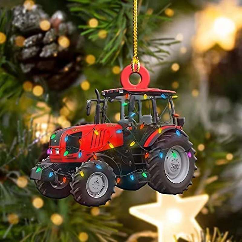 Christmas Tree Hanging Decoration Gift Wooden Christmas Decorations D