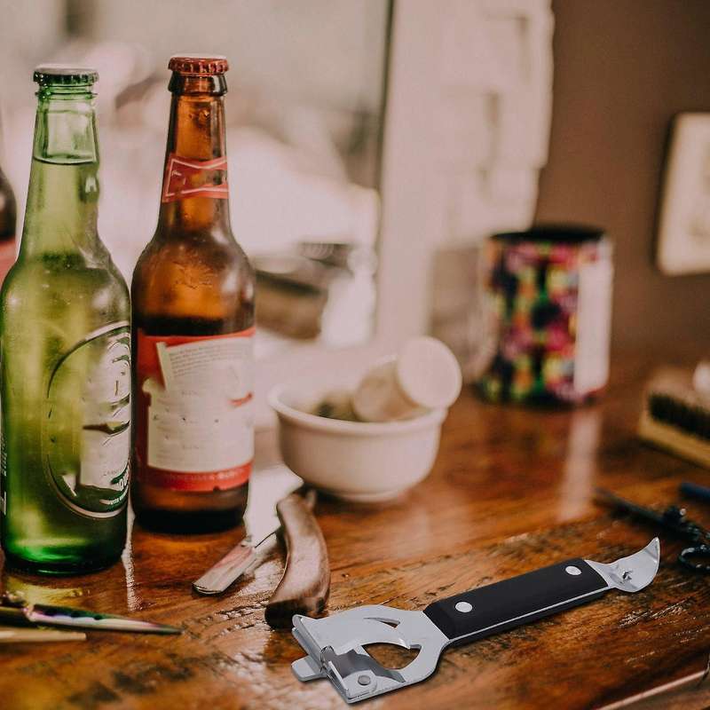 Stainless Steel Beer Bottle Opener Can-opener for Food Can Bottle Cap
